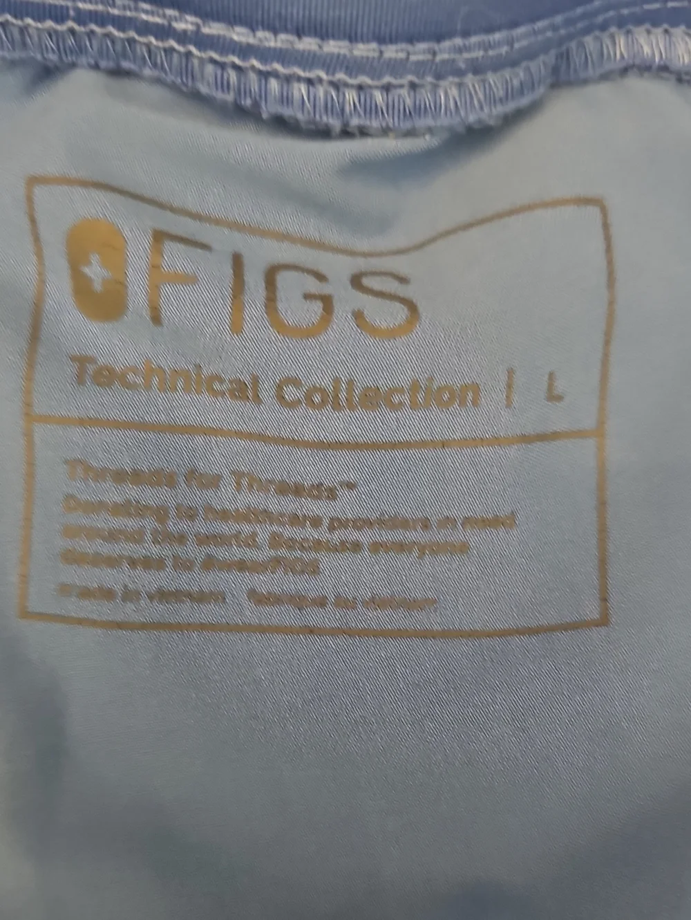 Figs Men's Jogger Pants in Light Blue with Drawstring